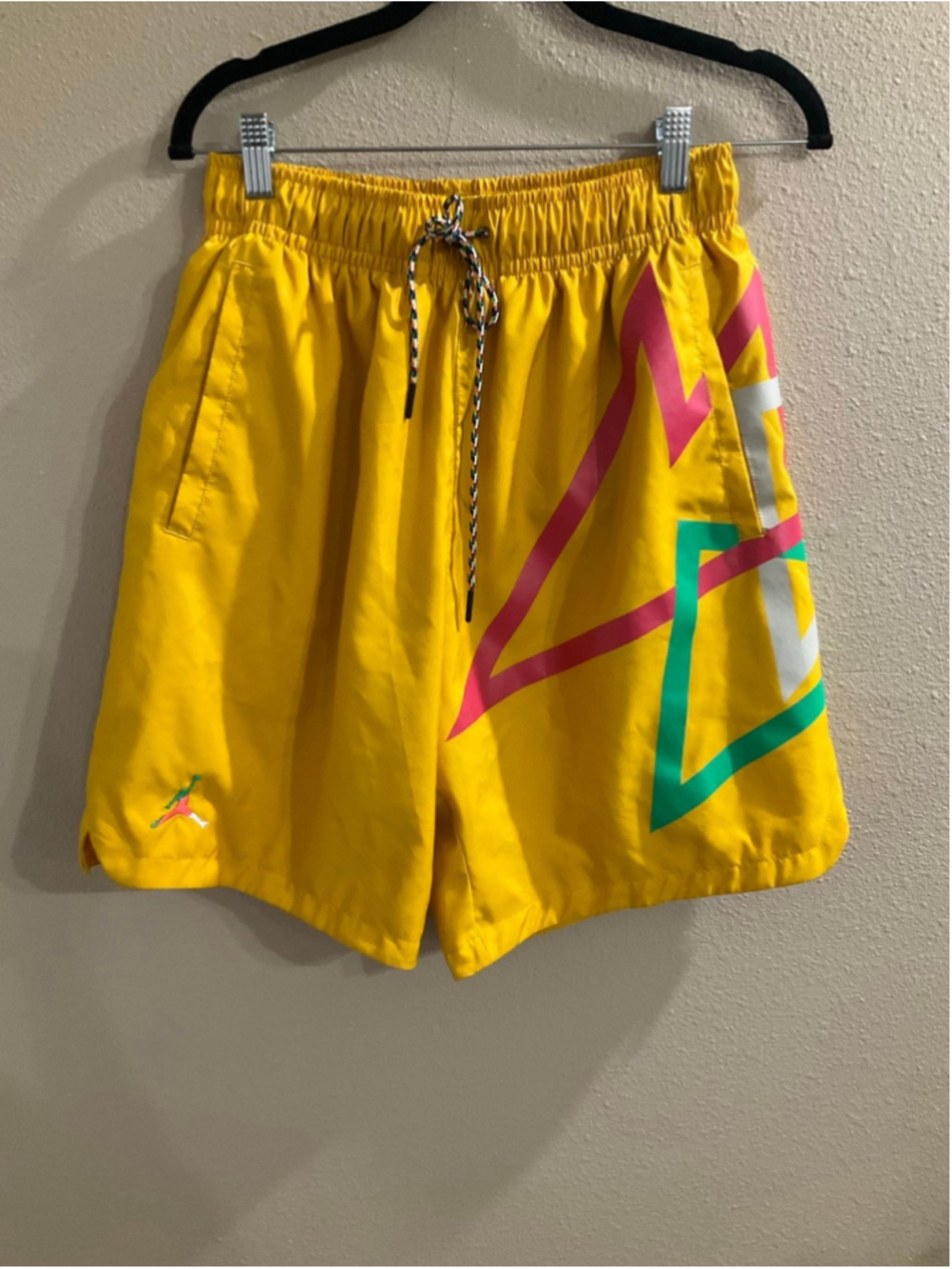 Vintage Nike Air Jordan Beach Rasta Men's Medium Shorts